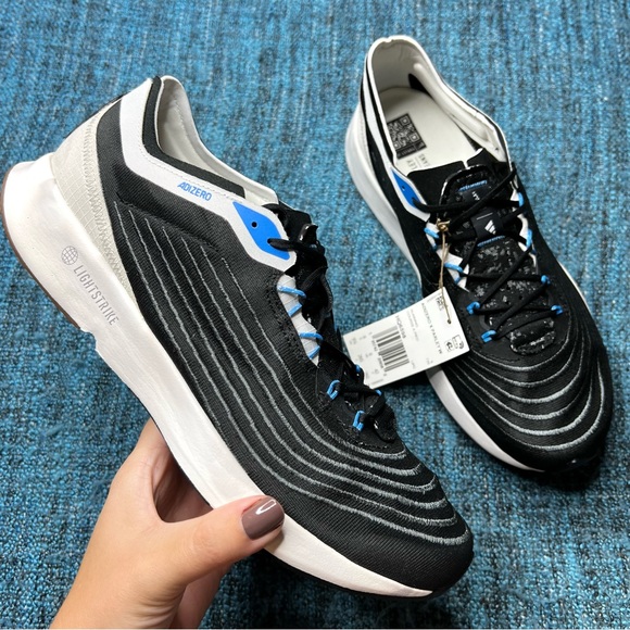 adidas Shoes - Adidas Adizero x Parley Running Shoes in Core Black Pulse Blue